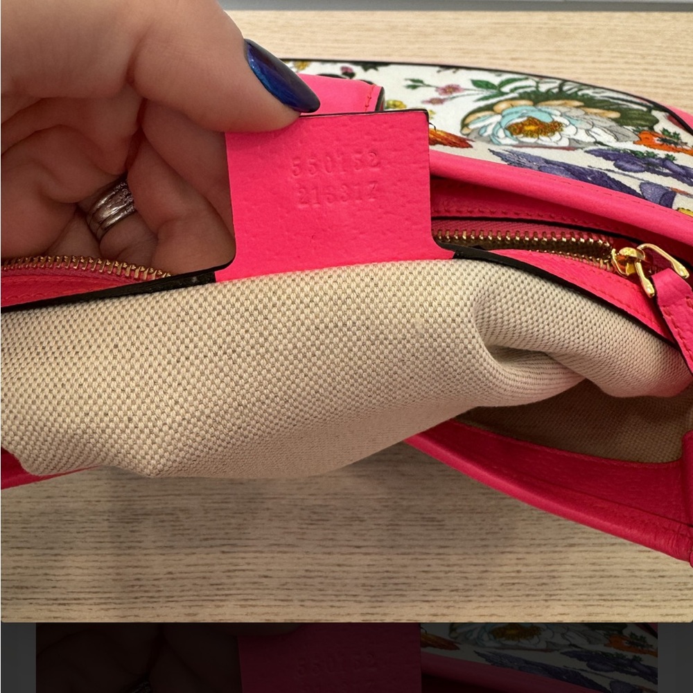 Gucci Jackie 1964 Floral Pink Shoulder Bag - Picture 12 of 14